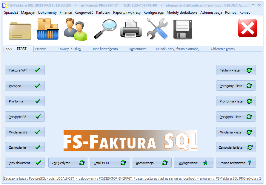 FS-Faktura SQL
