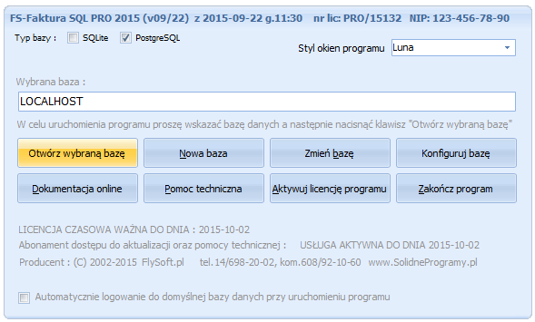 FS-Faktura SQL