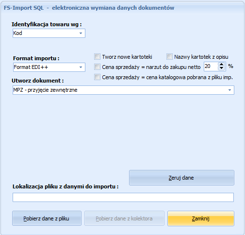 FS-Import SQL