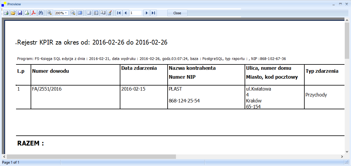 FS-Ksiga SQL