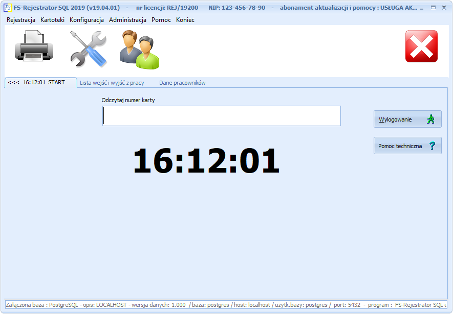 FS-Rejestrator SQL