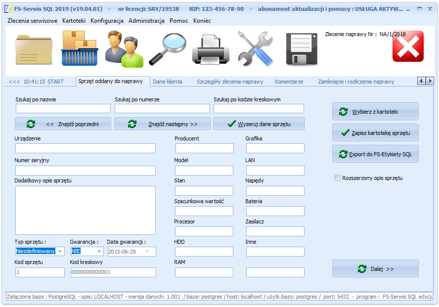 FS-Serwis SQL