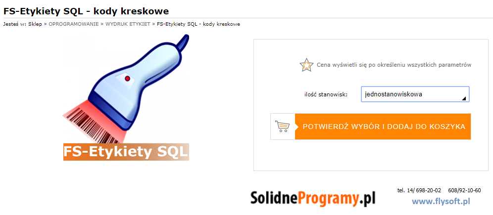 FS-Etykiety SQL, FlySoft, SolidneProgramy