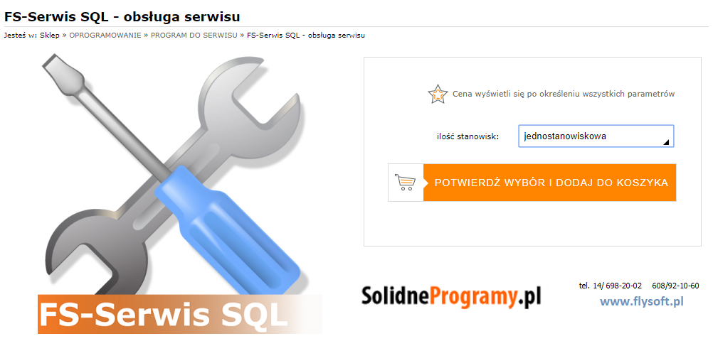 FS-Serwis SQL, FlySoft, SolidneProgramy